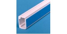 Self Adhesive White Plastic Trunking 15mm x 10mm 2MTR